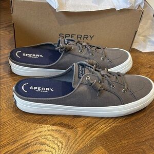 Sperry Crest Vibe Mule in Smokeperl - new in box